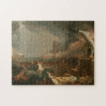 Le cours de l'empire - destruction par Thomas Cole