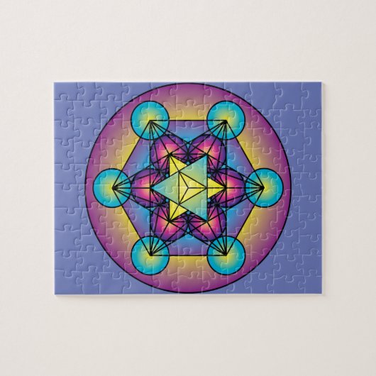 Puzzle Le cube Merkaba de Metatron (Horizontal)
