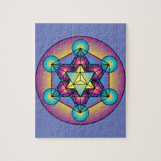 Puzzle Le cube Merkaba de Metatron (Vertical)