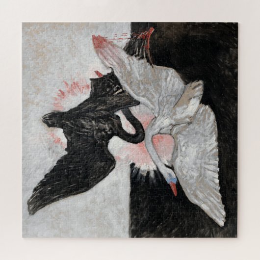 Puzzle Le Cygne, Groupe IX, No 2 par Hilma af Klint (Horizontal)
