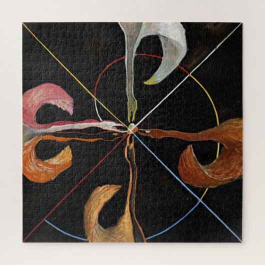 Puzzle Le Cygne, Groupe IX, No 7 par Hilma af Klint (Vertical)