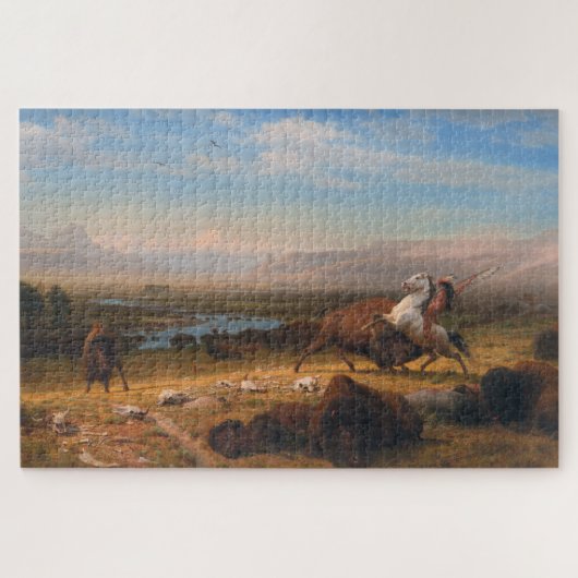Puzzle Le Dernier du Buffalo, Albert Bierstadt (Horizontal)