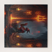 Puzzle Le diable prie avec trident (Horizontal)