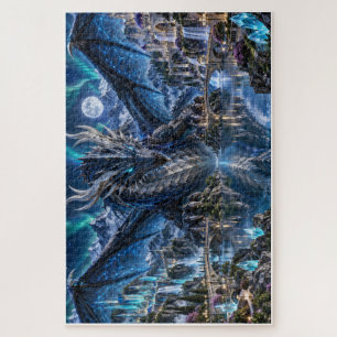 Puzzle Le Dragon d’Obsidienne et les Cités Magiques
