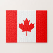 Puzzle Le drapeau canadien, Canada (Horizontal)