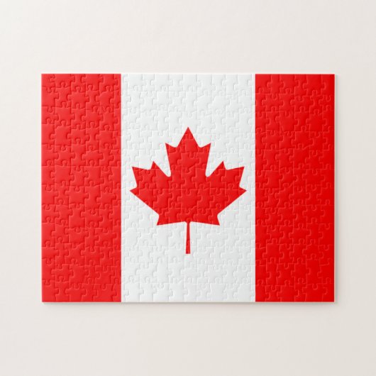 Puzzle Le drapeau canadien, Canada (Horizontal)