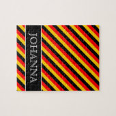 Puzzle Le drapeau de l'Allemagne a inspiré le motif (Horizontal)