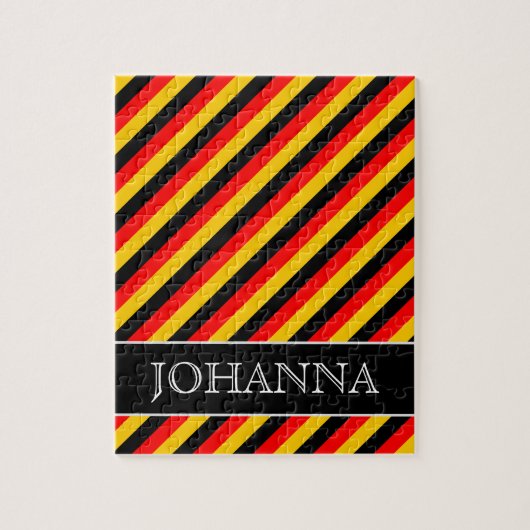 Puzzle Le drapeau de l'Allemagne a inspiré le motif (Vertical)