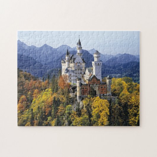 Puzzle Le fantaisiste Neuschwanstein est l'un des trois (Horizontal)