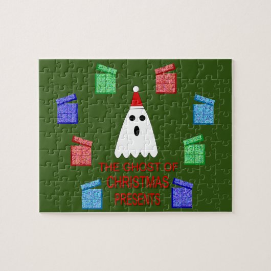 Puzzle Le fantôme de Noël présente drôle (Horizontal)