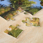 Puzzle Le faucon merlin dans l'arbre des pins (Côté)