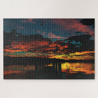 Puzzle Le feu dans le ciel