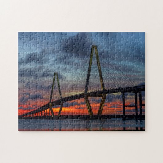 Puzzle Le feu de Charleston comme le coucher du soleil (Horizontal)