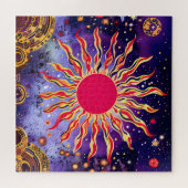 Puzzle "Le feu de la danse du Cosmos" Le Soleil (Horizontal)