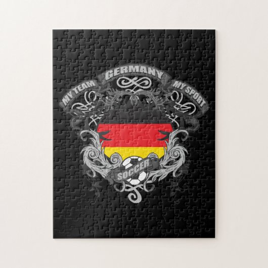 Puzzle Le football Allemagne (Vertical)