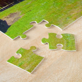 Puzzle Le fort Umpqua en Oregon. voeux de Noël (Côté)