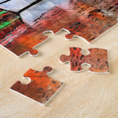 Puzzle Le front de mer du port de Honfleur en Normandie,  (Côté)