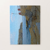 Puzzle Le front de mer La Valette Malte. (Vertical)