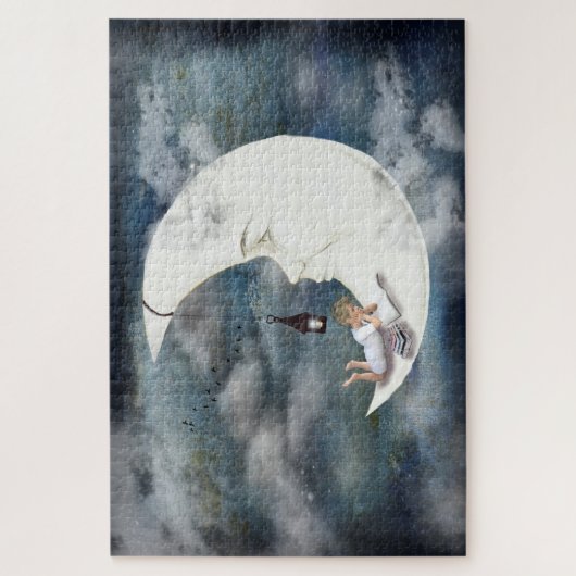 Puzzle Le Garçon de la Lune Lecture (Vertical)