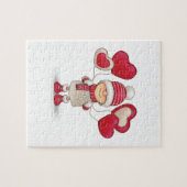 Puzzle Le gnome de la Saint Valentin. (Horizontal)