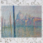 Puzzle Le Grand Canal de Claude Monet<br><div class="desc">Le Grand Canal (1908) de Claude Monet est une peinture d'art impressionniste vintage représentant le Père Noël Maria della Salute du centre du canal, Vous pouvez voir les mâts de gondole sortir de l'eau et atteindre le ciel. À propos de l'artiste : Claude Monet a été un fondateur du mouvement...</div>