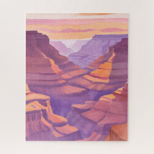 Puzzle Le Grand Canyon   Aquarelle du parc national