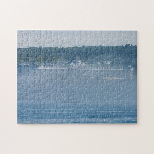 Puzzle Le Grand Hôtel À Travers Le Fog (Horizontal)