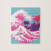Puzzle Le grand surf rose (Vertical)
