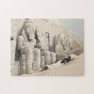 Puzzle Le grand temple d'Aboo Simbel par David Roberts