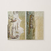 Puzzle Le Groenland : Pêche de baleine et chasse aux (Horizontal)