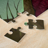 Puzzle Le guerrier elfe combat un dragon (Côté)