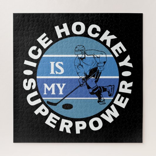 Puzzle Le hockey sur glace est ma superpuissance (Vertical)