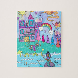 Puzzle Le Imaginaire magique coloré de Kawaii Fairytale
