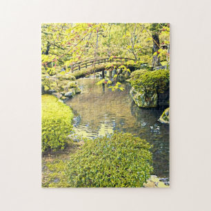 Puzzle Le Japon voyage jardin japonais traditionnel