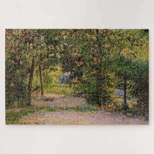 Puzzle Le jardin au printemps, Éragny (1894) par Pissarro