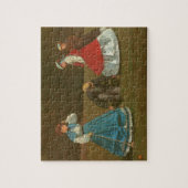 Puzzle Le jeu de croquet, 1866 (huile sur la toile) (Vertical)