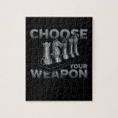 Puzzle Le jeu d'échecs choisissent votre arme (Vertical)