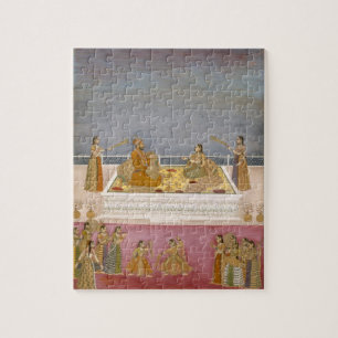 Puzzle Le jeune empereur de Mughal Muhammad Shah à un