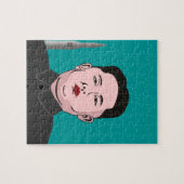 Puzzle Le Jong-ONU de Kim et missile nucléaire (Horizontal)