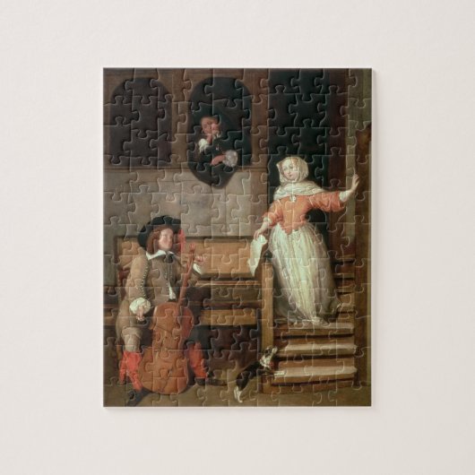 Puzzle Le joueur de violoncelle, c.1700 (huile sur la (Vertical)