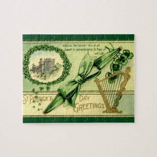 Puzzle Le jour vintage de St Patrick (Horizontal)