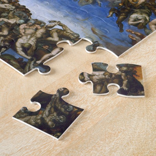 Puzzle Le jugement Dernier Fresco par Michel-Ange (Côté)