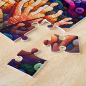 Puzzle Le kaléidoscope des profondeurs (Côté)