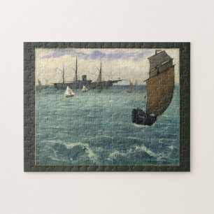 Puzzle Le "Kearsarge" à Boulogne Edouard Manet Art