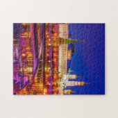 Puzzle Le Kremlin de Moscou dans la nuit d'hiver (Horizontal)