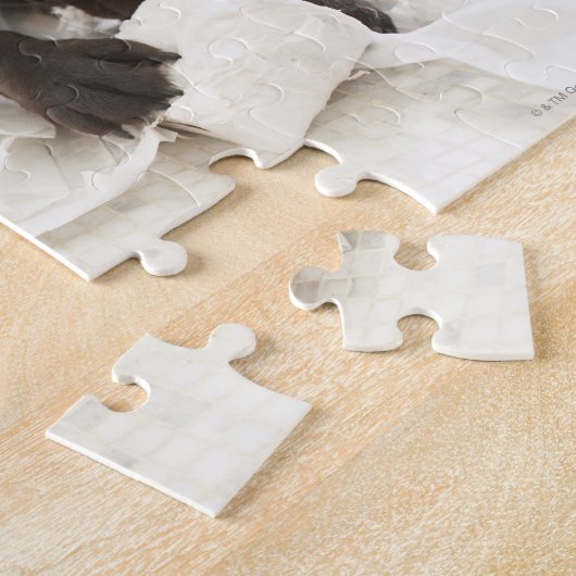 Puzzle Le labrador brun chocolat. (Côté)