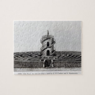 Puzzle Le labyrinthe de la villa Pisani chez Stra, après