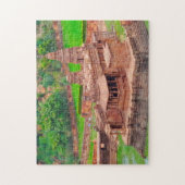 Puzzle Le lac Agasthya temple lac Bhuthanatha Badami (Vertical)
