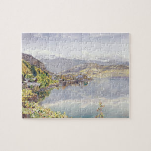 Puzzle Le lac de la luzerne, bâti Pilatus dans la