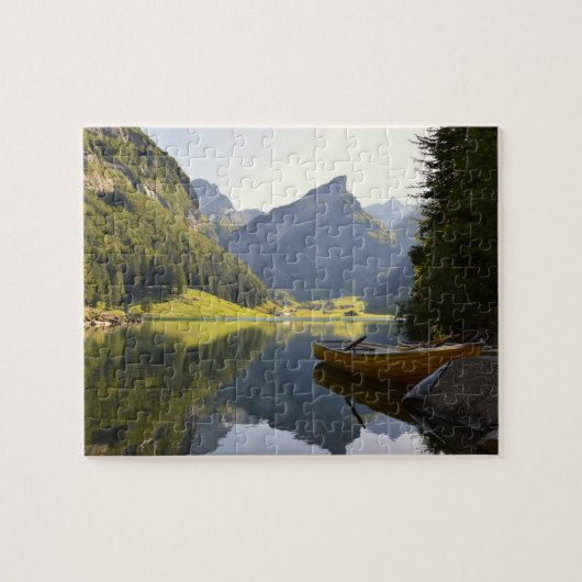 Puzzle Le lac des Alpes en Suisse (Horizontal)